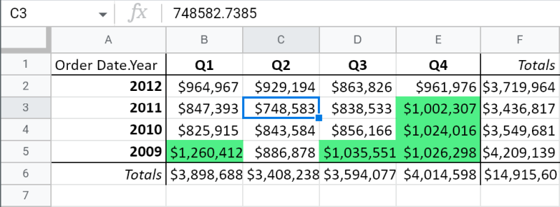 Report export to Excel (colors and formatting preserved)