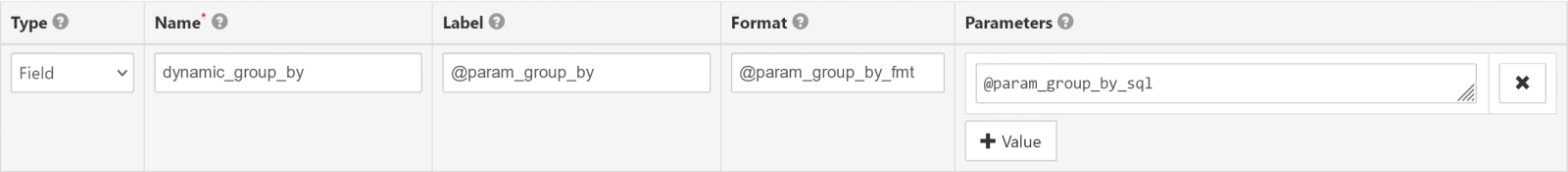 Dynamic grouping setup: add dynamic_group_by dimension